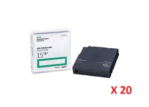 HPE LTO-7 Ultrium 15TB RW Data Cartridge, 20 CRTG/PACK, C7977AA ...